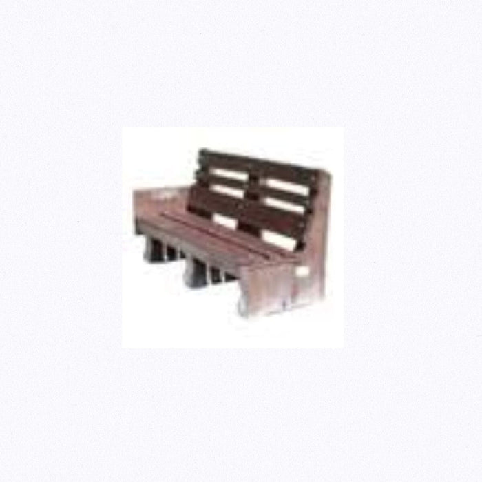 ADA High Back Park Bench H&G: Furniture TerraCycle