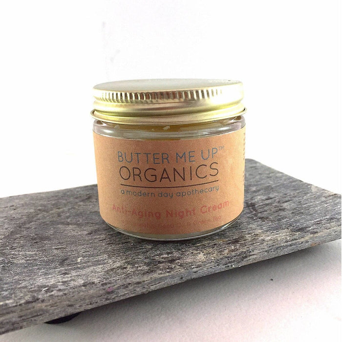 Anti Aging Night Cream Face Moisturizer Organic Green Tea Other Butter Me Up Organics