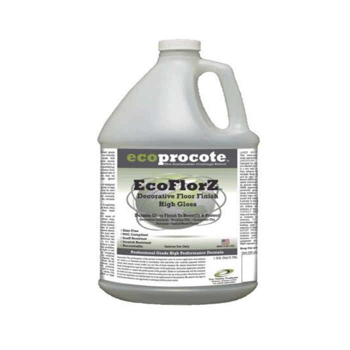 EcoFlorZ Decorative Floor Finish & Sealer-Matte B&R: Tile & Tiling Supplies Eco Safety Products