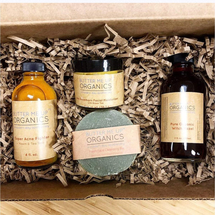 Acne Bundle / Organic Skincare / Clear Skin / Organic Acne treatment Other Butter Me Up Organics 