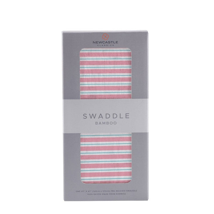 Candy Stripe Bamboo Muslin Swaddle Kids & Babies Newcastle Home