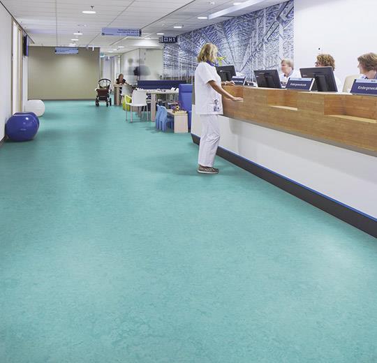 Marmoleum Sheet Fresco- Aqua - 3267 B&R: Flooring & Carpeting Forbo