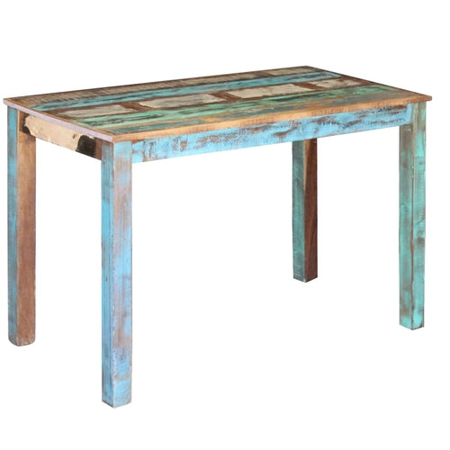 Dining Table Solid Reclaimed Wood 45.3"x23.6"x30" Home & Garden Emerald Ares 45.3" x 23.6" x 29.9" 