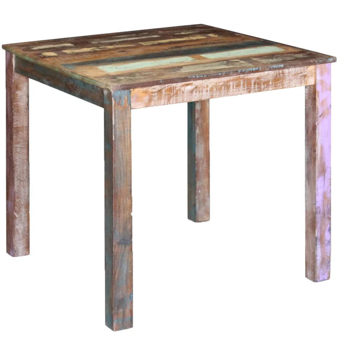 Dining Table Solid Reclaimed Wood 45.3"x23.6"x30" Home & Garden Emerald Ares