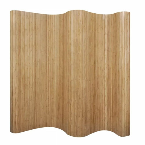 Room Divider Bamboo Gray 98.4"x65" Home & Garden Emerald Ares Brown 