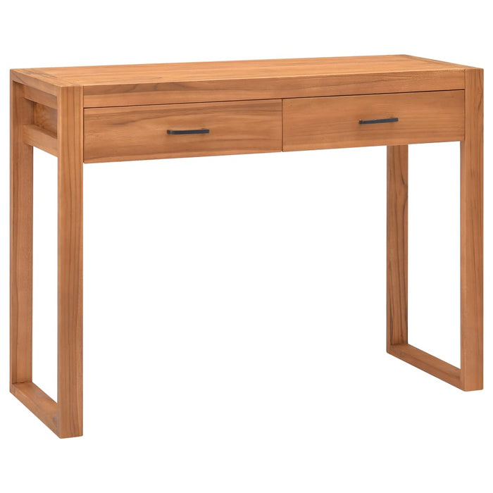 Desk with 2 Drawers 39.4"x15.7"x29.5" Recycled Teak Wood