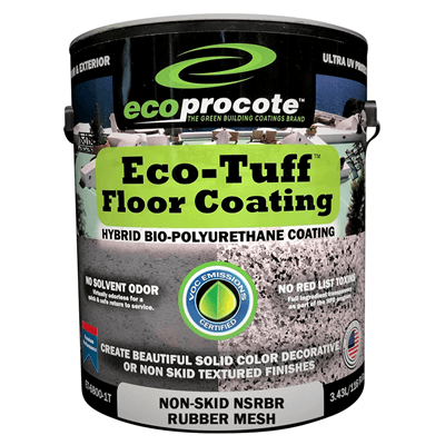 Eco-Tuff Non Skid Coating, Rubber Mesh, Tint Base, 1 Gal B&R: Lumber & Wood Products Eco Safety Products