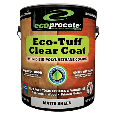 Eco-Tuff Polyurethane Clear Coating B&R: Lumber & Wood Products Eco Safety Products 1 Gallon Matte