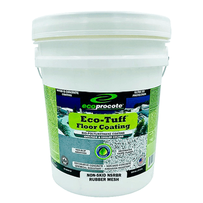 Eco-Tuff Non Skid Coating, Rubber Mesh, Tint Base, 5 Gal B&R: Lumber & Wood Products Eco Safety Products