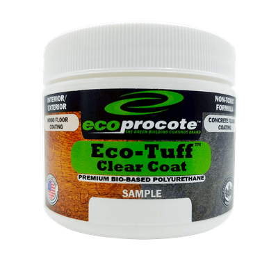 Eco-Tuff Polyurethane Clear Coating Sample, Gloss, 2 Oz B&R: Lumber & Wood Products Eco Safety Products