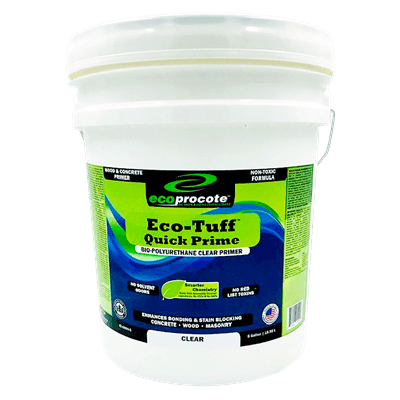 Eco-Tuff Quick Prime Clear Primer B&R: Lumber & Wood Products Eco Safety Products 5 Gallon 