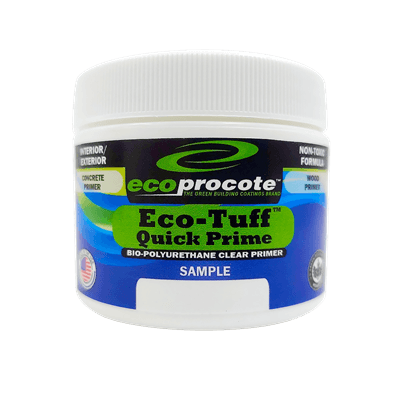 Eco-Tuff Quick Prime Clear Primer B&R: Lumber & Wood Products Eco Safety Products 2 oz Sample