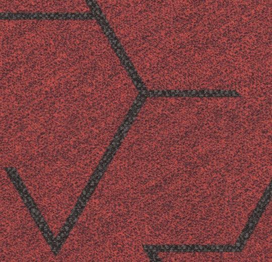 Flotex Modular - Triad - Red 131001 B&R: Flooring & Carpeting Forbo Other