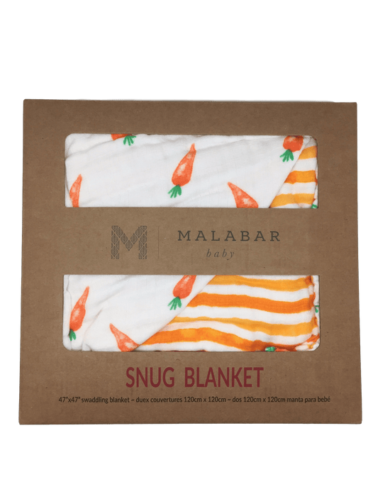 ORGANIC SNUG BLANKET - CARROTS Gifts Malabar Baby
