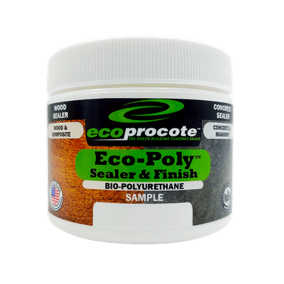 EcoPoly Polyurethane Sealer & Finish, Matte Sample , 2 Oz B&R: Concrete Finishing Products Eco Safety Products