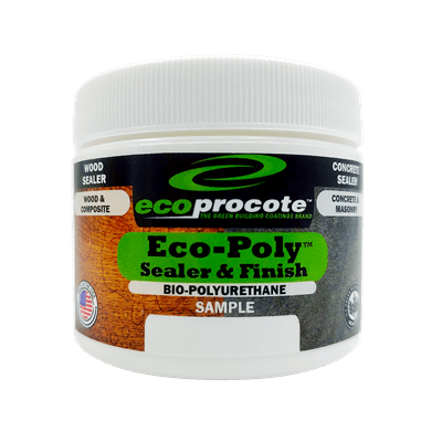 EcoPoly Polyurethane Sealer & Finish, Matte Sample , 2 Oz B&R: Concrete Finishing Products Eco Safety Products 