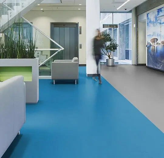 Marmoleum Piano - Neptune Blue - 3645 B&R: Flooring & Carpeting Forbo