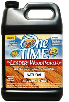 One TIME Wood Preserver B&R: Decks & Patios Bond Distributing (One Time)