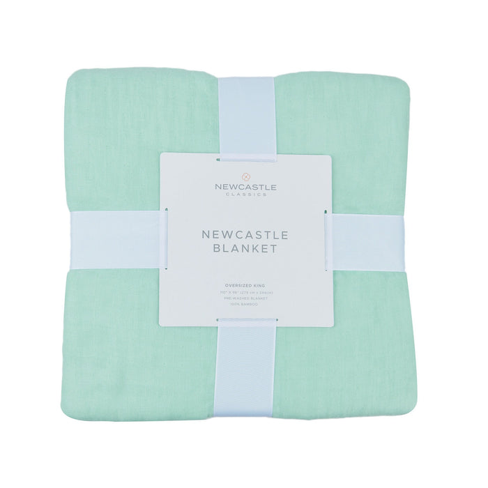 Seafoam Green Oversized Twin Bamboo Muslin Bed Blanket Home & Garden Newcastle Home