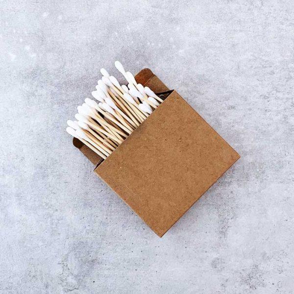 Bamboo Cotton Swabs (Pack of 200) Home & Garden Yellow Lavender 