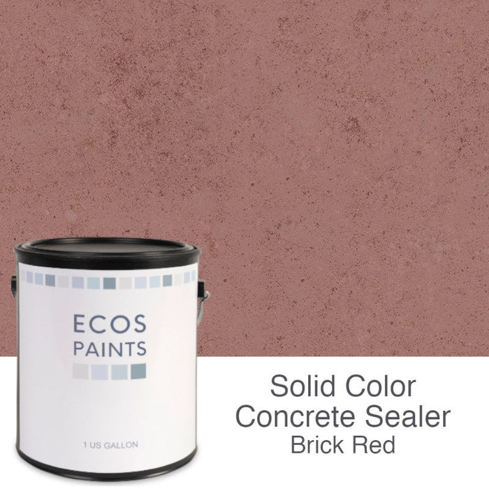 ECOS Paints - Solid Concrete Sealer B&R: Paint, Stains, Sealers, & Wall Coverings Ecos Paints Gallon Brick Red 