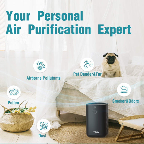 Air Purifier for Home with H13 True HEPA Filter Air Cleaners Home & Garden Teal Simba