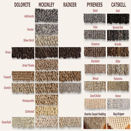 Earth Weave Sample Set B&R: Flooring & Carpeting Earth Weave