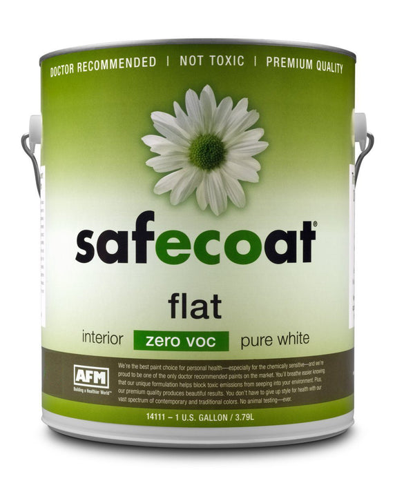 SAFECOAT® ZERO VOC FLAT B&R: Paint, Stains, Sealers, & Wall Coverings AFM Safecoat 8 oz Sample 