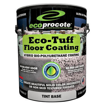 Eco-Tuff Polyurethane Floor Coating, PreTint, 1 Gal B&R: Lumber & Wood Products Eco Safety Products