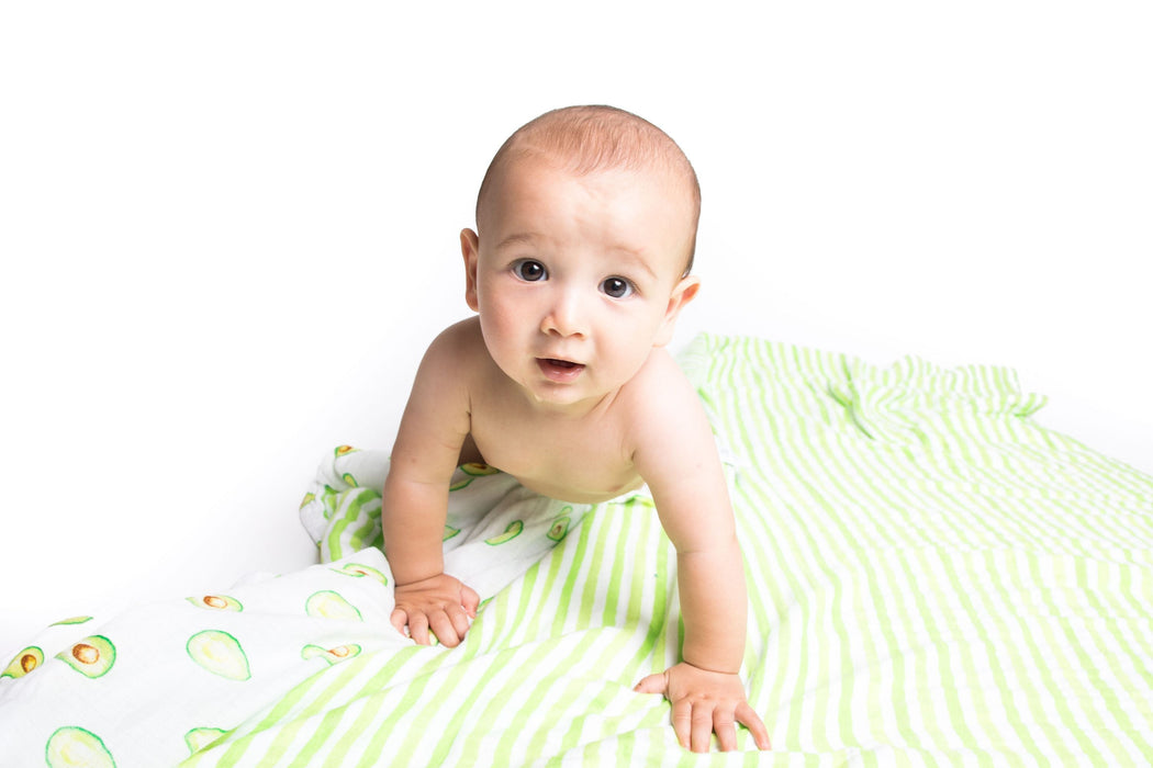 ORGANIC SNUG BLANKET - AVOCADO Gifts Malabar Baby