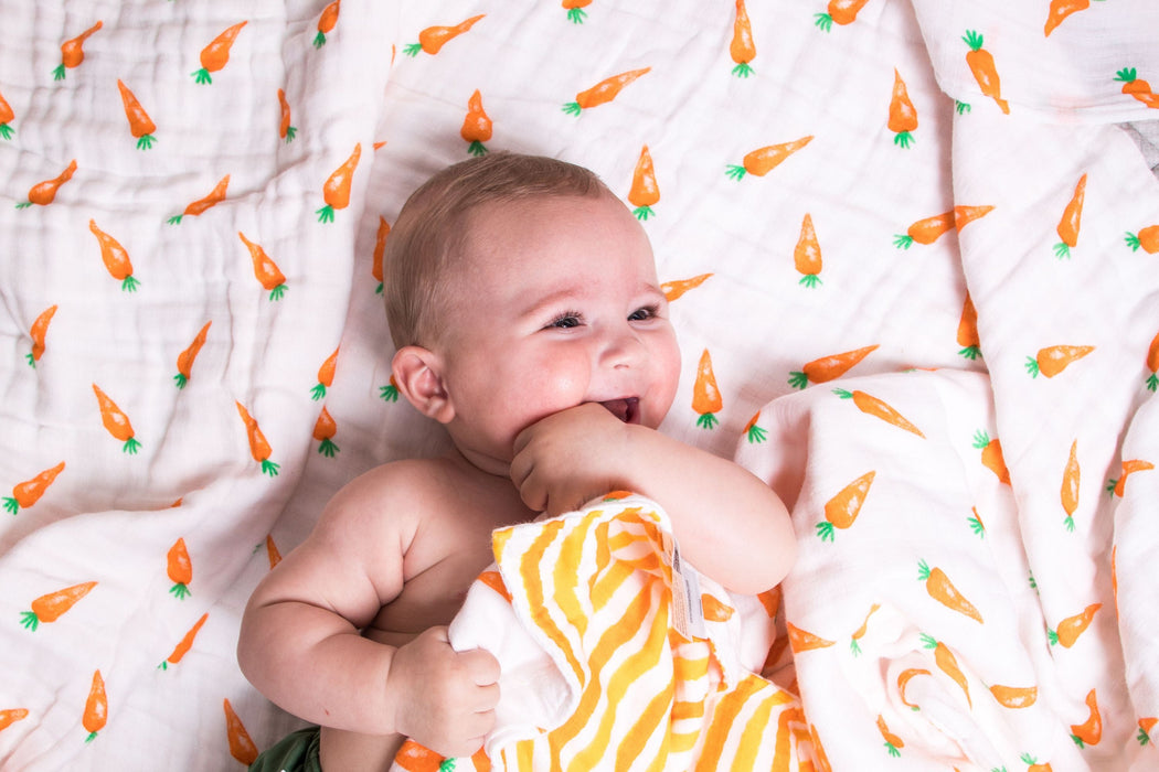 ORGANIC SNUG BLANKET - CARROTS Gifts Malabar Baby