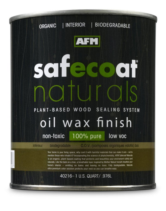 AFM NATURALS™ OIL WAX FINISH B&R: Lumber & Wood Products AFM Safecoat Quart