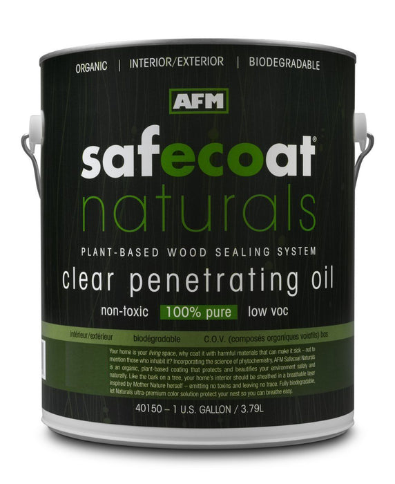 AFM NATURALS™ CLEAR PENETRATING OIL B&R: Lumber & Wood Products AFM Safecoat Quart