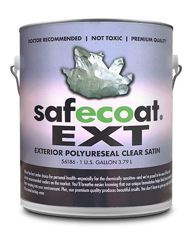 SAFECOAT® POLYURESEAL EXT SATIN B&R: Lumber & Wood Products AFM Safecoat Quart