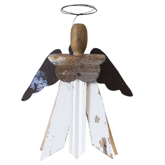 Standing Angels H&G: Home Decor Dryads Dancing Small White