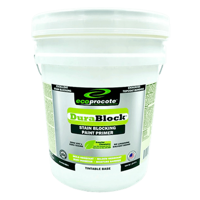 DuraBlock Stain Blocking Primer B&R: Paint, Stains, Sealers, & Wall Coverings Eco Safety Products 5 Gallon