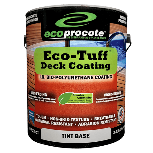 Eco-Tuff Deck Paint, Tint Base, I.R., 1 Gal B&R: Lumber & Wood Products Eco Safety Products