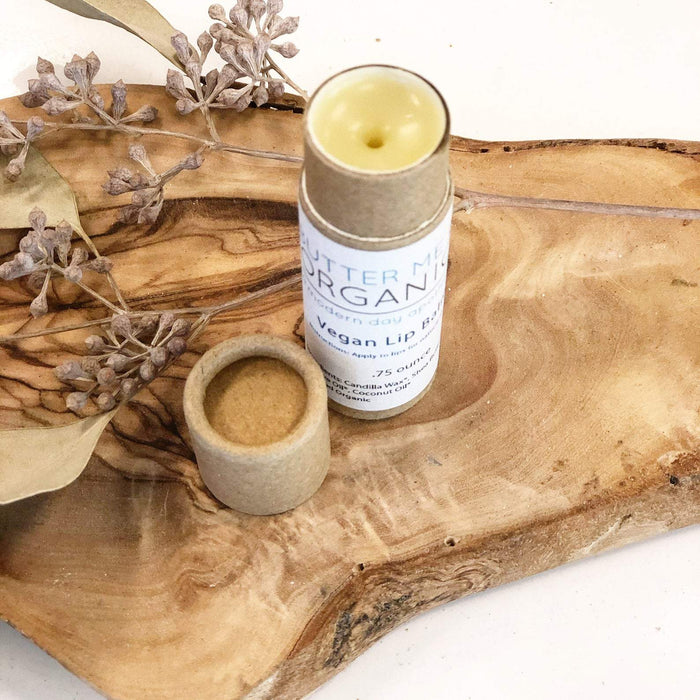 VEGAN Lip Balm / Organic Lip Balm / Compostable Paperboard Tube / Eco Other Butter Me Up Organics
