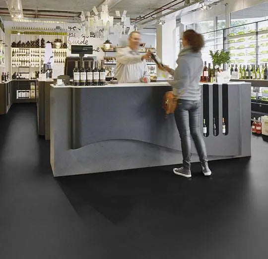 Marmoleum Walton - Black - 123 B&R: Flooring & Carpeting Forbo