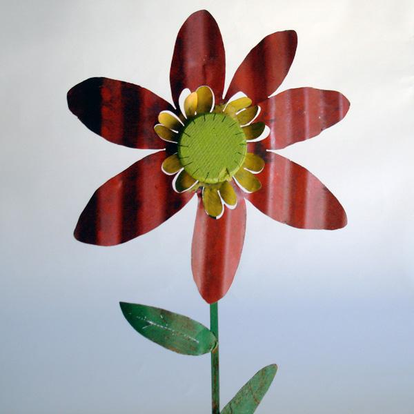Zinnia on Stalk H&G: Gardening Dryads Dancing
