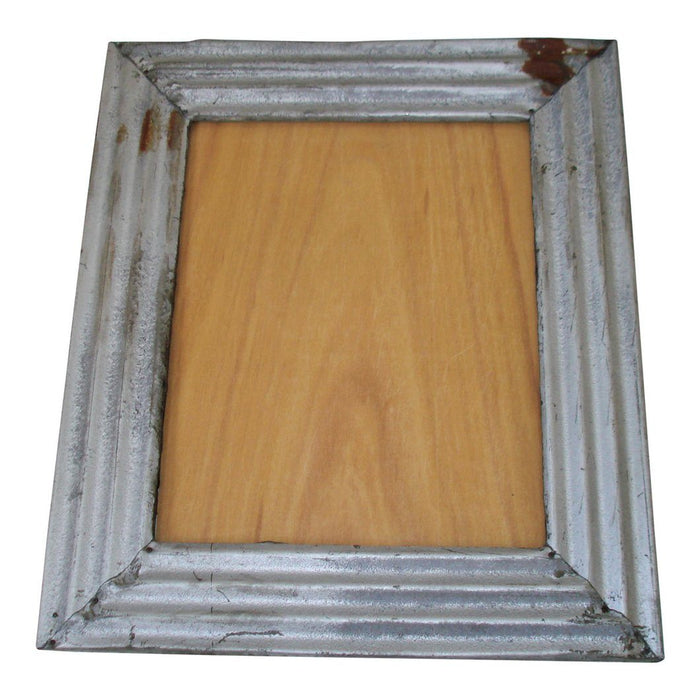 Rusty Roof Tin Frames H&G: Home Decor Dryads Dancing 4x6 Silver Corrugated 