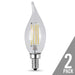 FEIT Electric CA10 E12 (Candelabra) LED Bulb Soft White 25 Watt Home & Garden Feit 