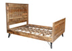 Natural Tones Mango Wood Queen Size Bed Furniture Breezy 