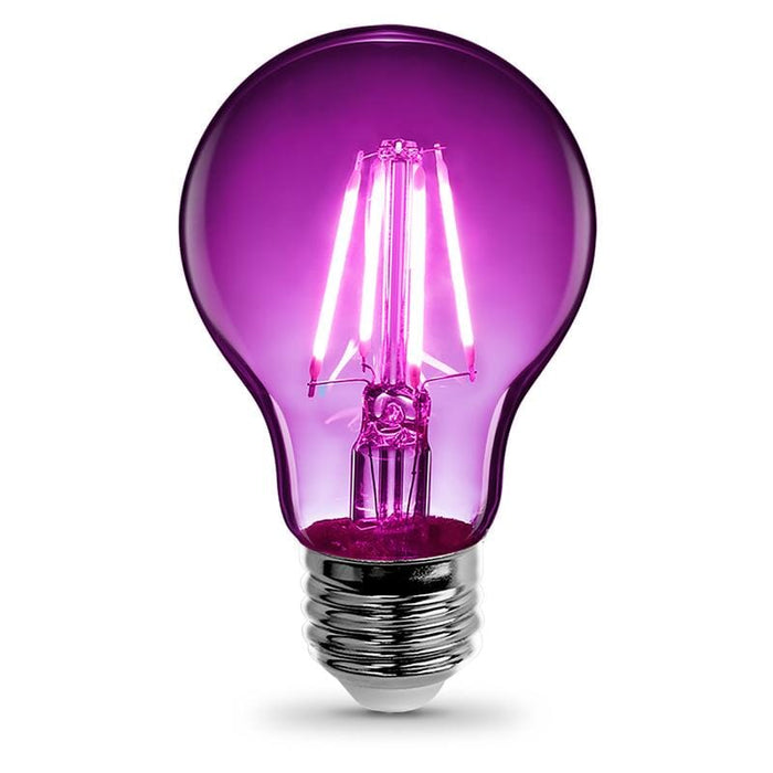 FEIT Electric Filament A19 E26 (Medium) LED Bulb Purple 30 Watt Home & Garden Feit 