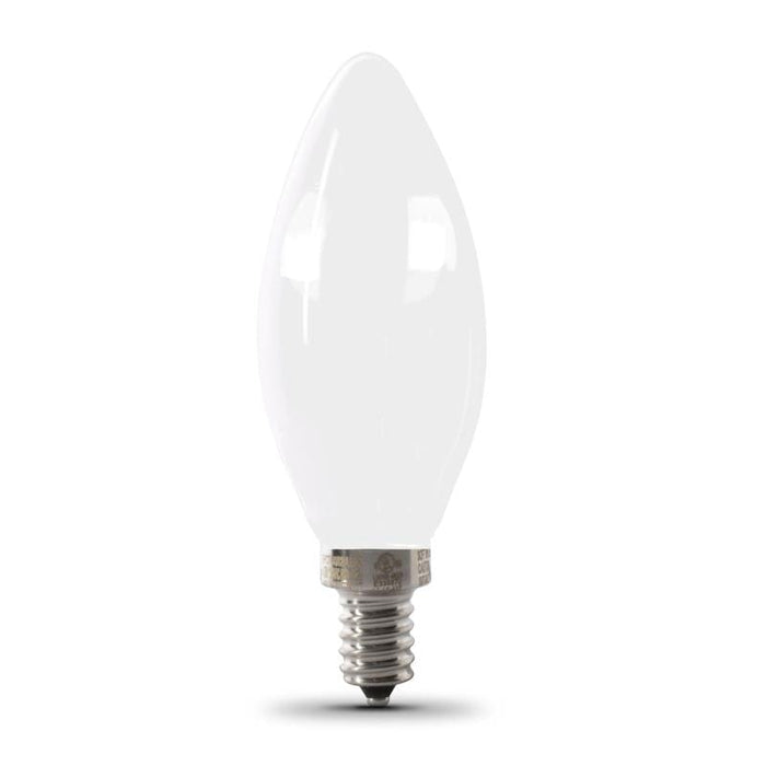 FEIT Electric Enhance Torpedo E12 (Candelabra) Filament LED Bulb Home & Garden Feit 