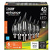 FEIT Electric Enhance CA10 E12 (Candelabra) Filament LED Bulb Home & Garden Feit 