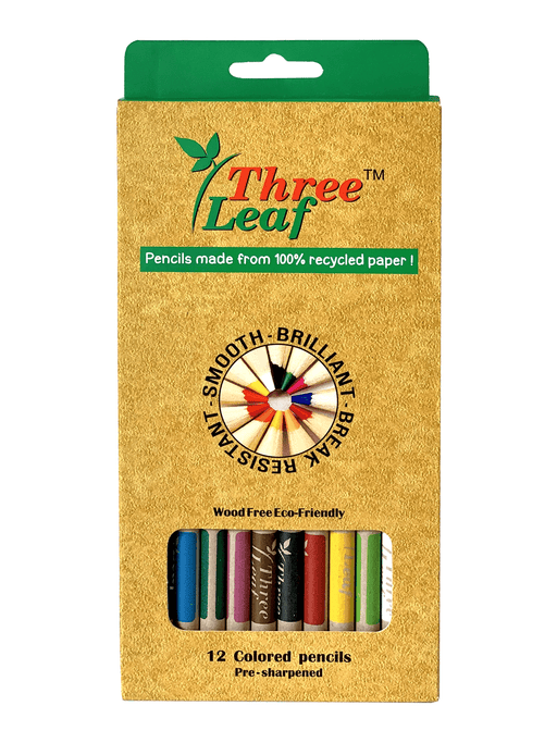 Recycled Paper Pencils (Pack of 12) Home & Garden Yellow Lavender 