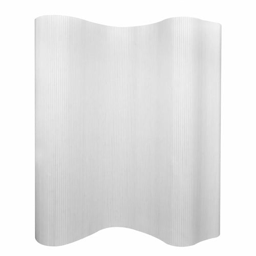 Room Divider Bamboo Gray 98.4"x65" Home & Garden Emerald Ares White 