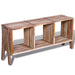 TV Cabinet with 3 Shelves Stackable Reclaimed Teak Home & Garden Emerald Ares 