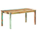 Dining Table Solid Reclaimed Wood 63"x31.5"x29.9" Home & Garden Emerald Ares 63" x 31.5" x 29.9" 